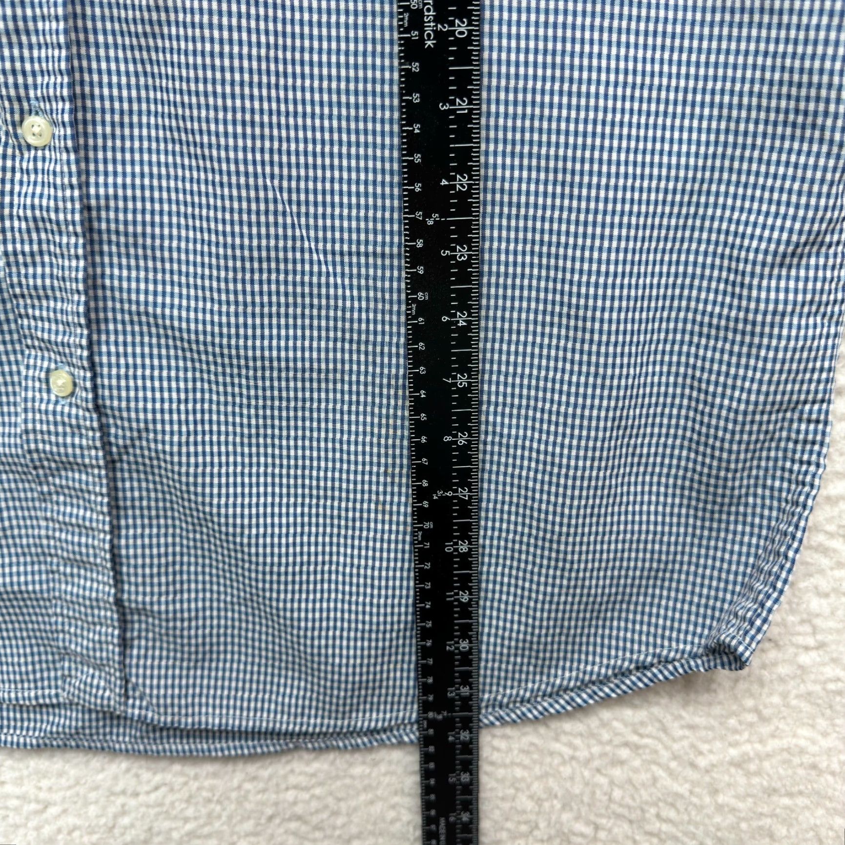 Ecko Unltd. Ecko Unltd Button Down Shirt L Mens Woven The Dwyer Blue Gingham Plaid Shirt Size US L / EU 52-54 / 3 - 6 Thumbnail