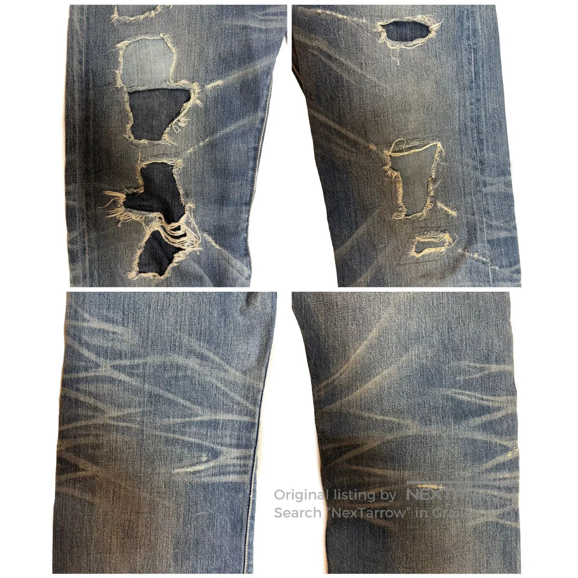 Levi's Levi's 08501 Distressed Patch Jeans. Size US 32 / EU 48 - 3 Thumbnail