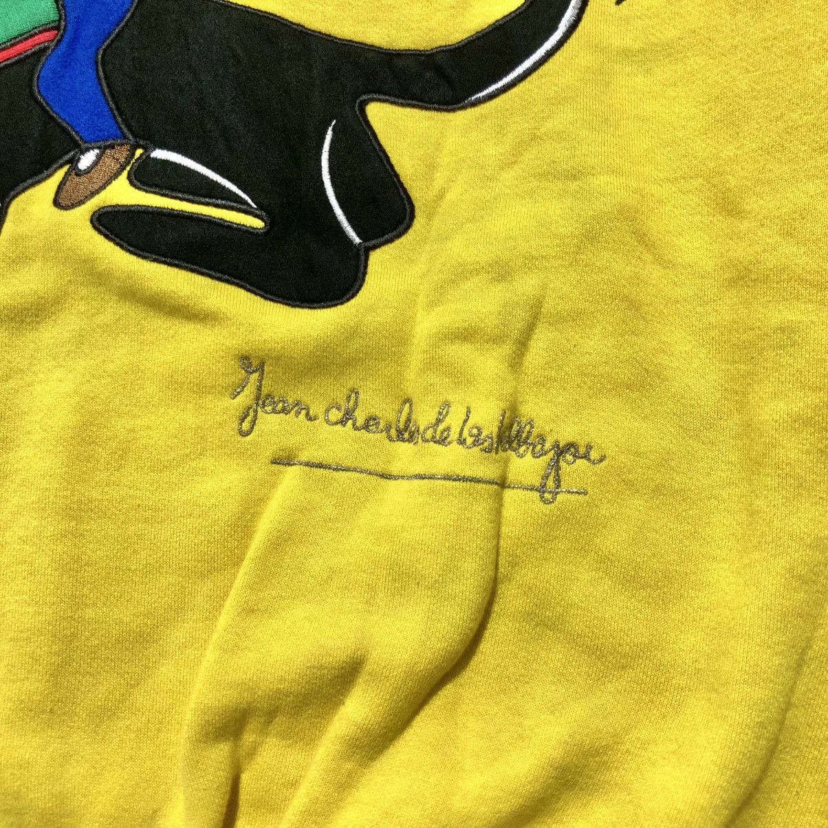 Jean Charles De Castelbajac 1990s Vintage Jean-Charles De Castelbajac Graphic Ziphoodie Size US L / EU 52-54 / 3 - 5 Thumbnail