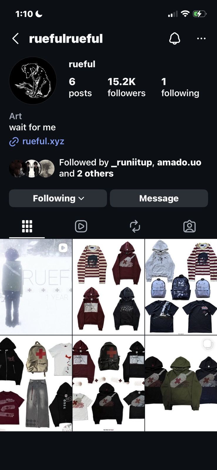 Other Rueful hoodie Size US M / EU 48-50 / 2 - 3 Thumbnail
