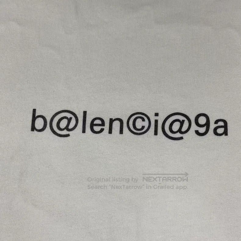 Balenciaga Balenciaga Email logo short-sleeve Size US XS / EU 42 / 0 - 6 Thumbnail