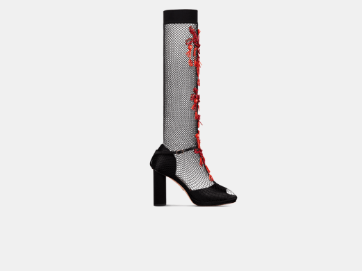 image of Dior O1Bcso1Str0224 Heel Shoesed Sandals In Black, Women's (Size 5)