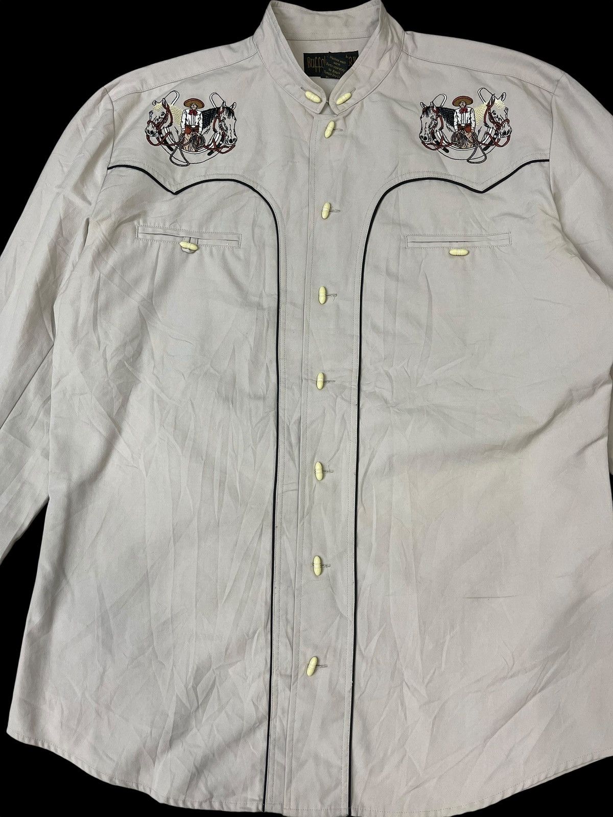 Cowboy Equipment Vintage Buffalo Country Cowboy Western Shirt Size US L / EU 52-54 / 3 - 3 Thumbnail