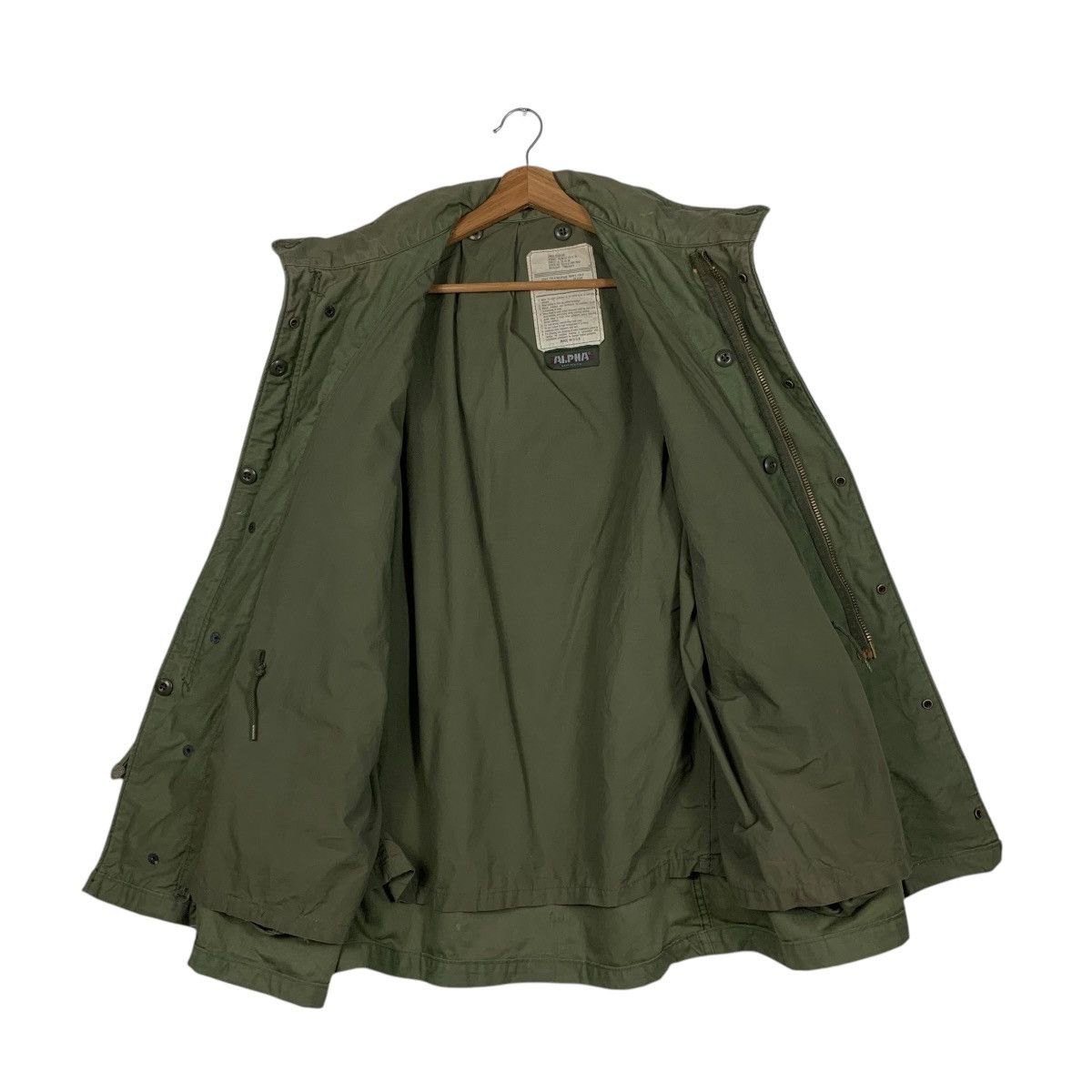 Alpha Industries ALPHA Usa Olive Green Chore Jacket Four Pocket #1824-C27 Size US L / EU 52-54 / 3 - 11 Thumbnail