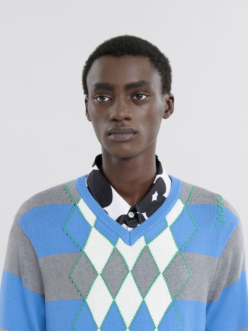 Marni o1f1d3z0326 Striped Sweater in Multicolor Size US L / EU 52-54 / 3 - 4 Thumbnail