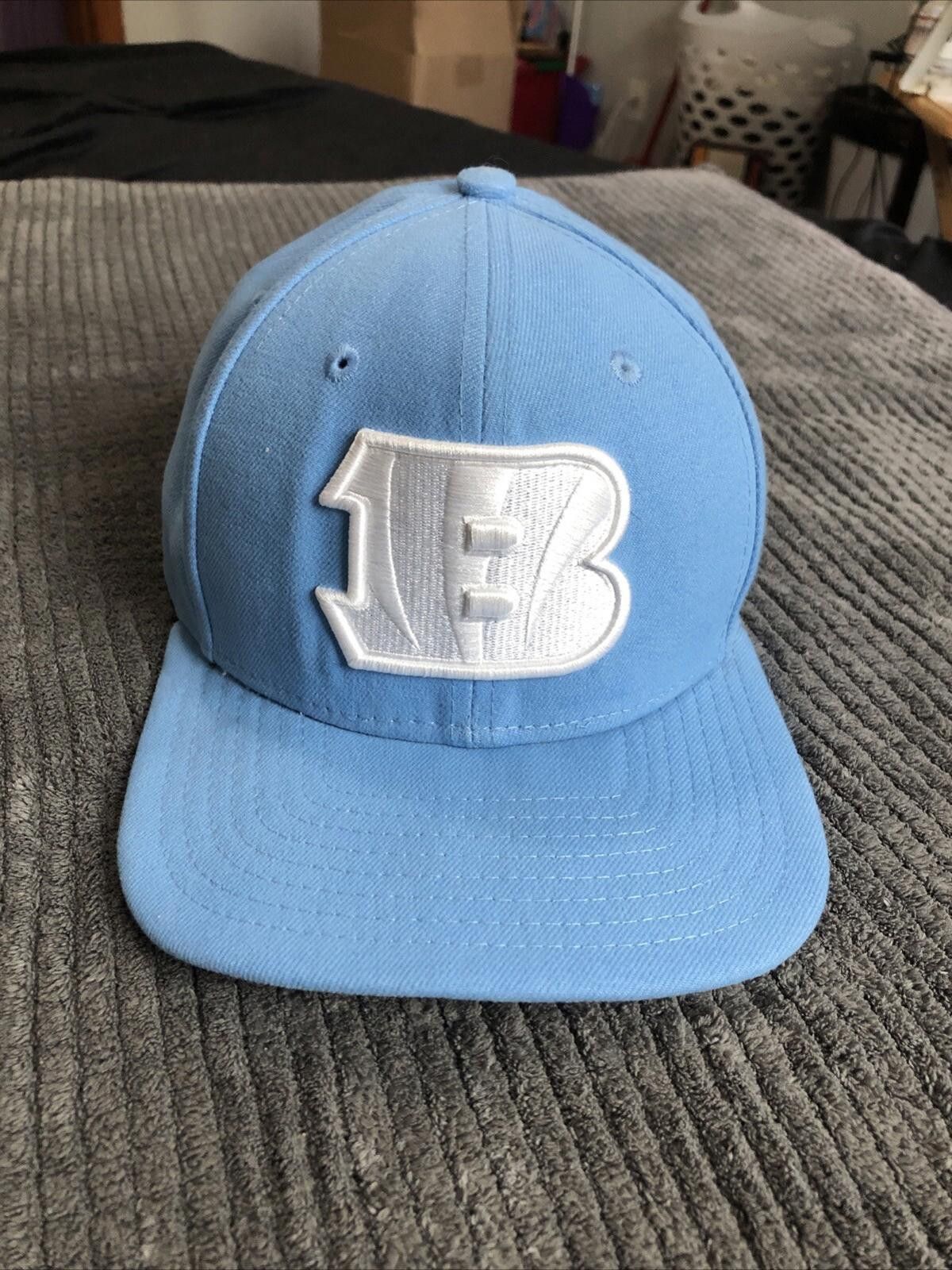 New Era Cincinnati Bengals Blue New Era 59Fifty Baseball Hat OSFA Size ONE SIZE - 1 Thumbnail
