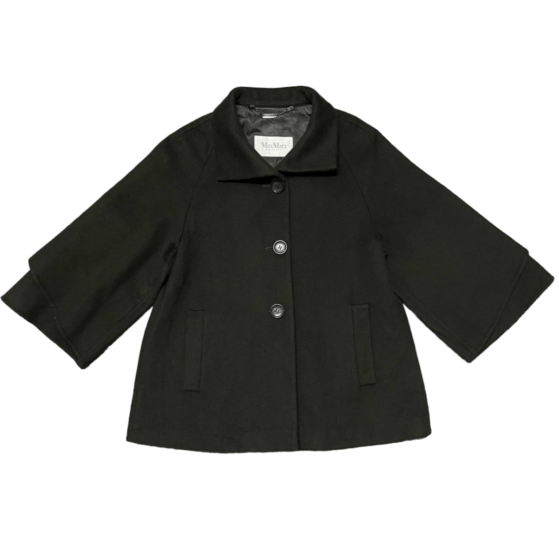 Archive Max Mara Made in Italy Wool Coat