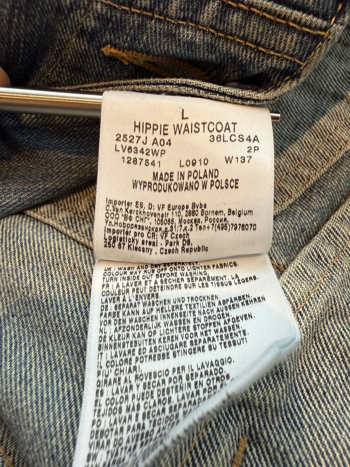 Lee × Vivienne Westwood Vivienne Westwood Anglomania seditionaries denim vest jacket Size US L / EU 52-54 / 3 - 23 Thumbnail