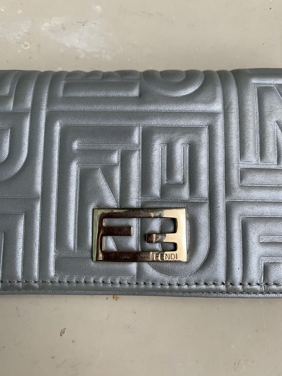 Fendi Napa Logo Embossed Leather Wallet Size ONE SIZE - 5 Thumbnail