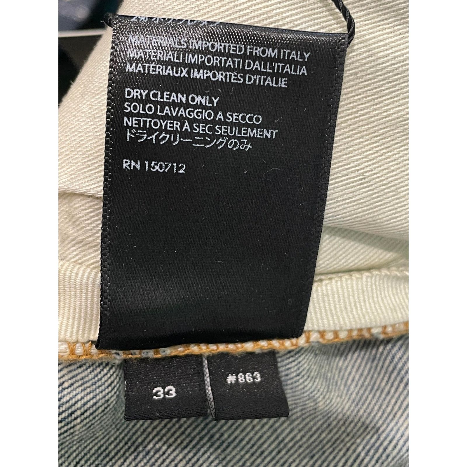 Amiri Amiri MX2 'Bee' Patch Blue Jeans Size US 33 - 9 Thumbnail