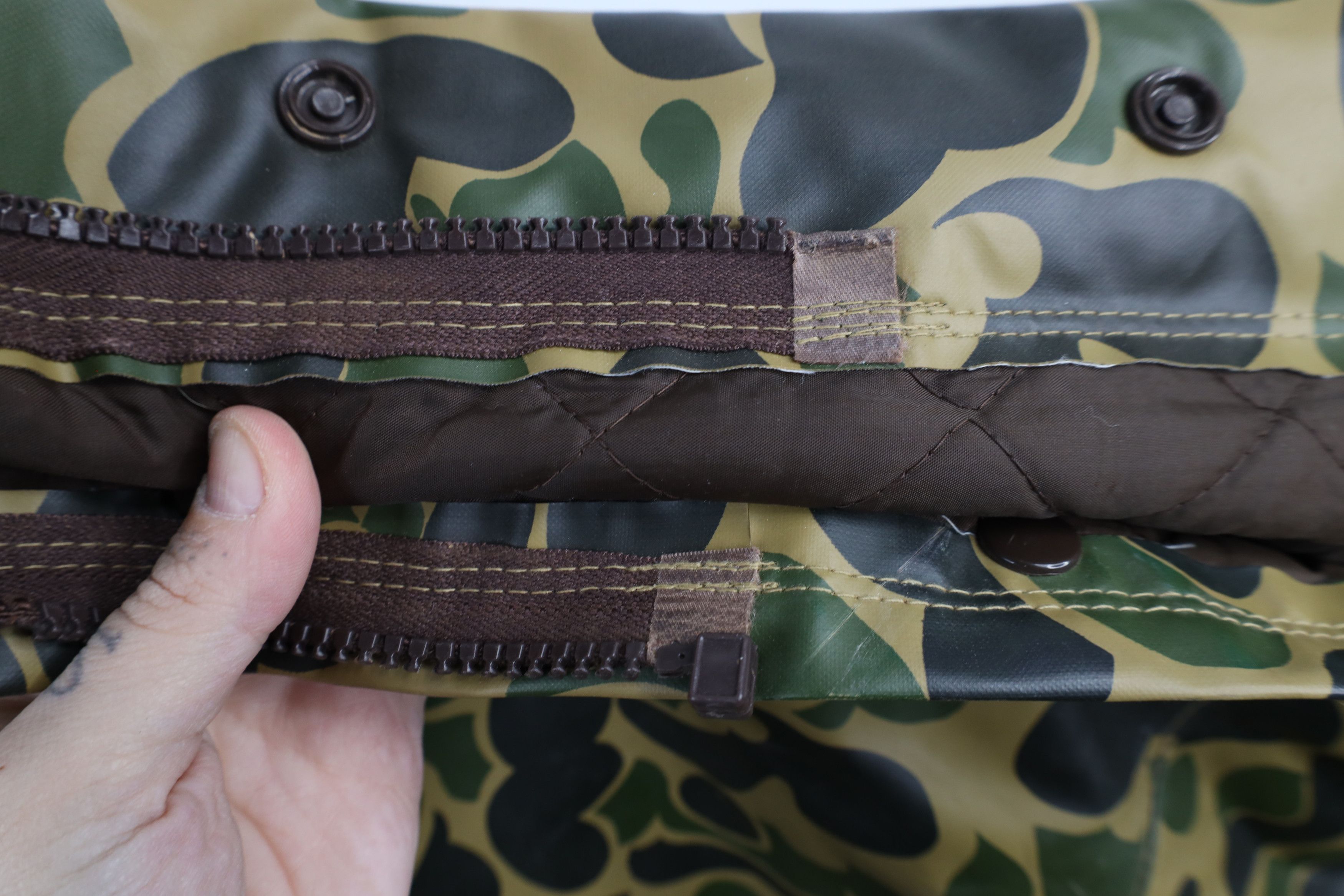 Vintage Vintage 90s Streetwear Camouflage Hooded Parka Jacket Size US L / EU 52-54 / 3 - 11 Thumbnail