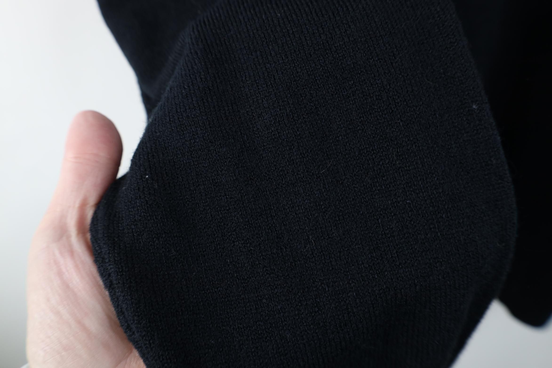 Vintage Vintage 90s Streetwear Knit Mock Neck Sweater Black Acrylic Size US XL / EU 56 / 4 - 5 Thumbnail