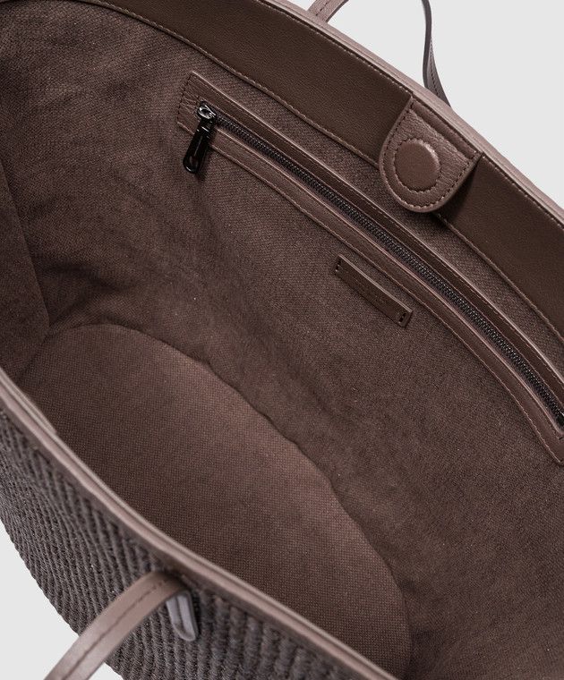 Brunello Cucinelli o1la1rc1a0425 Size: OS/Shoulder Strap Bag in Brown Size ONE SIZE - 5 Thumbnail