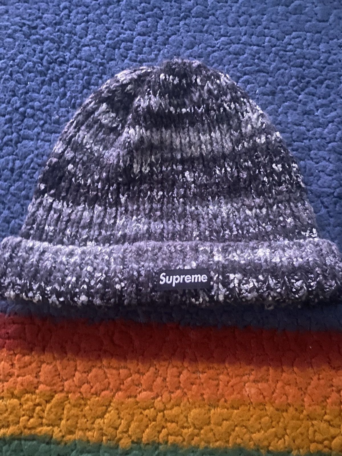 帽子 Supreme Yarn Applique Beanie Black Supreme Yarn Applique Beanie Black | eBay