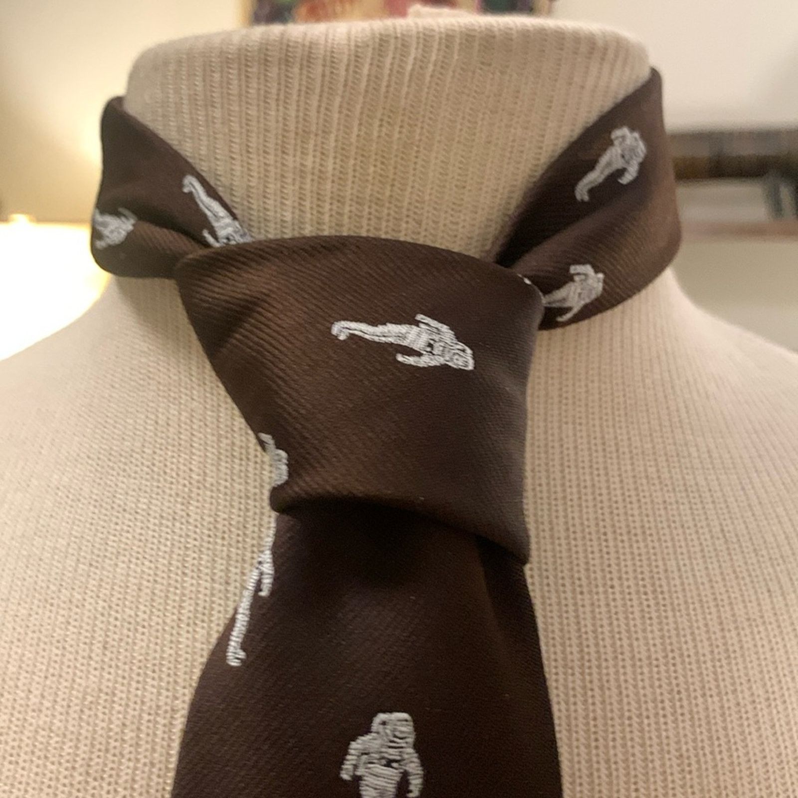 Vintage 80’s RARE space shuttle Challenger astronauts embroider tie Size ONE SIZE - 3 Thumbnail
