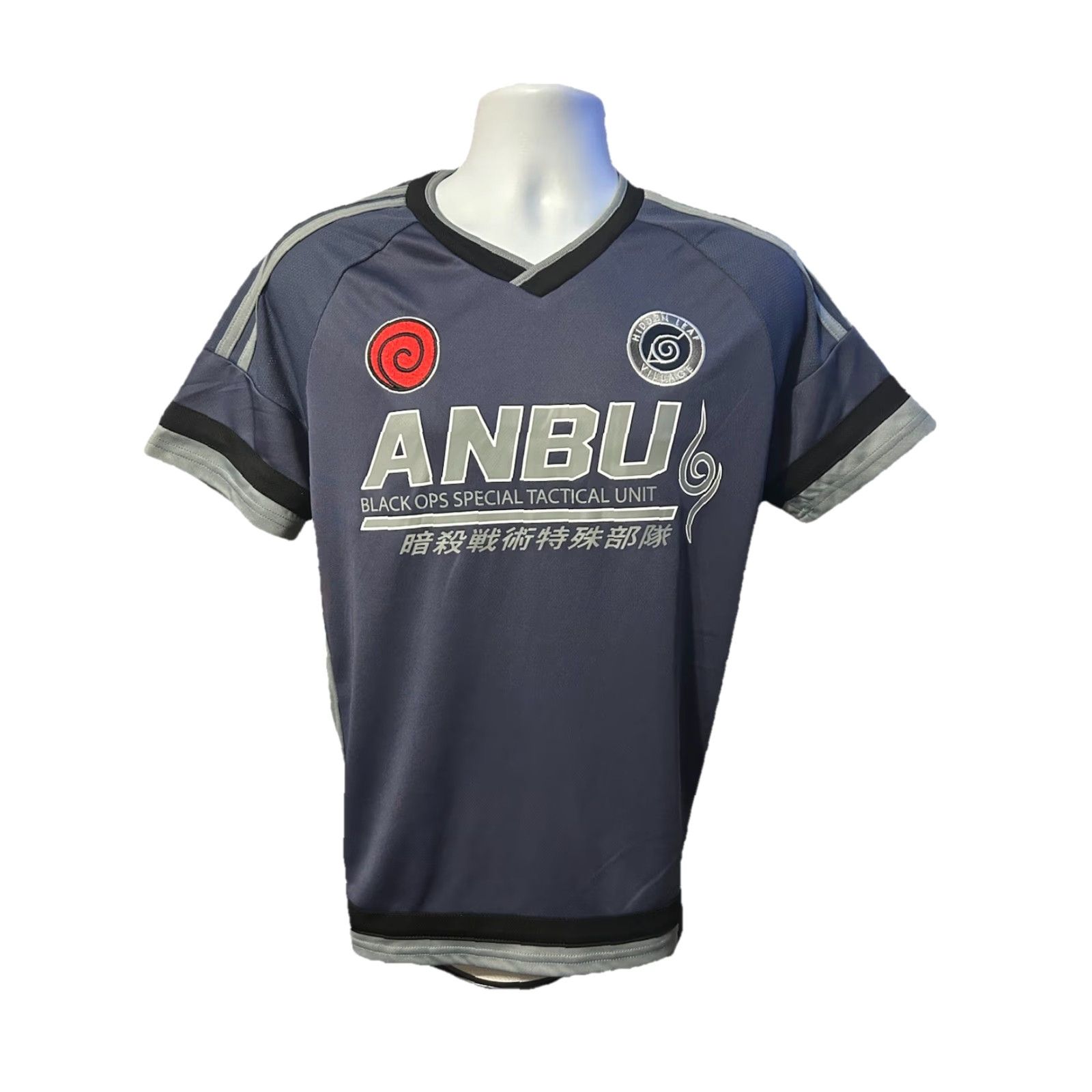 Vintage Boxlunch Naruto Shippuden Jersey ANBU Black Ops Kakashi #9 Jersey Men Large Size US L / EU 52-54 / 3 - 2 Thumbnail