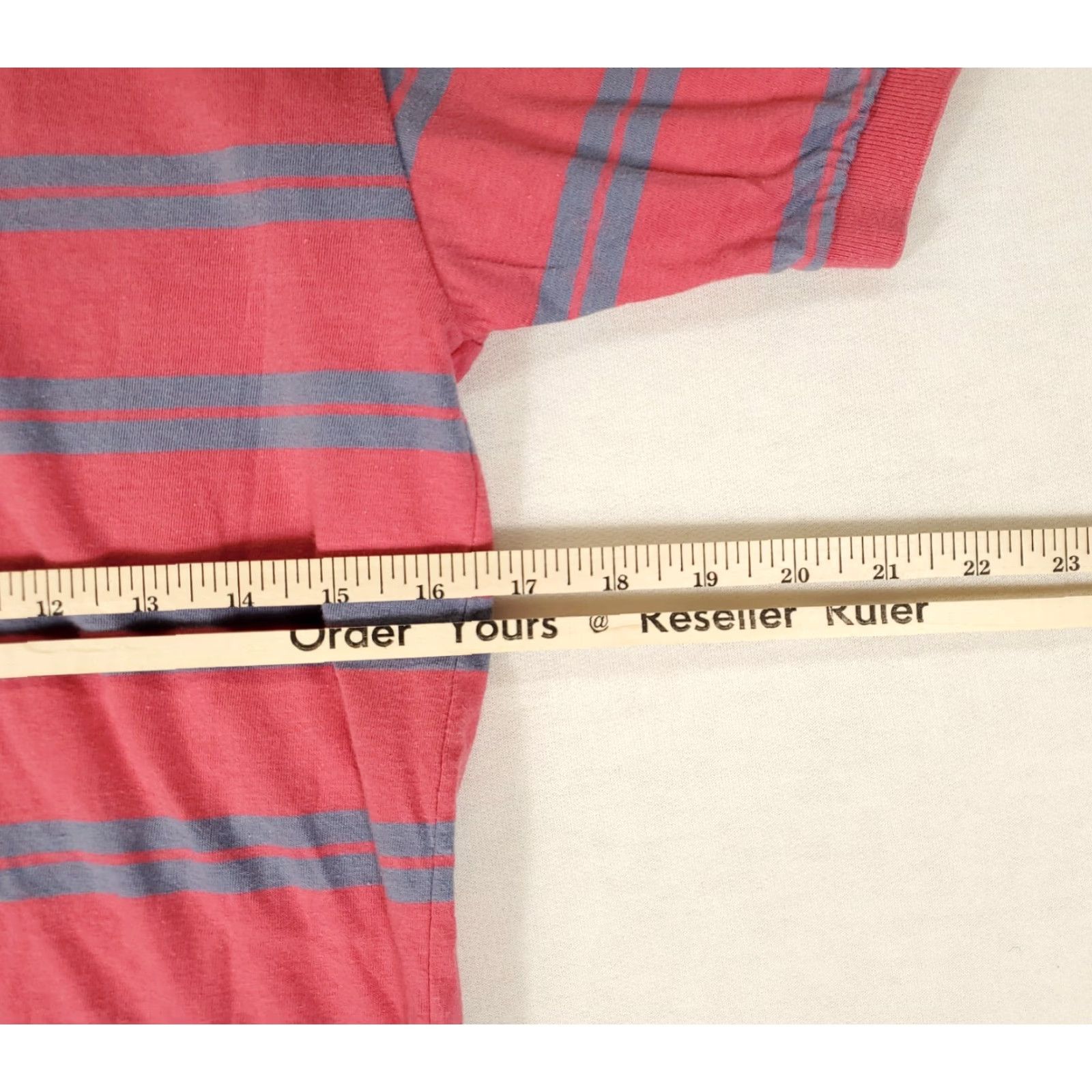 Polo Ralph Lauren VINTAGE Polo Ralph Lauren Women's Polo Shirt L Pink Striped Made USA Size L / US 10 / IT 46 - 7 Thumbnail