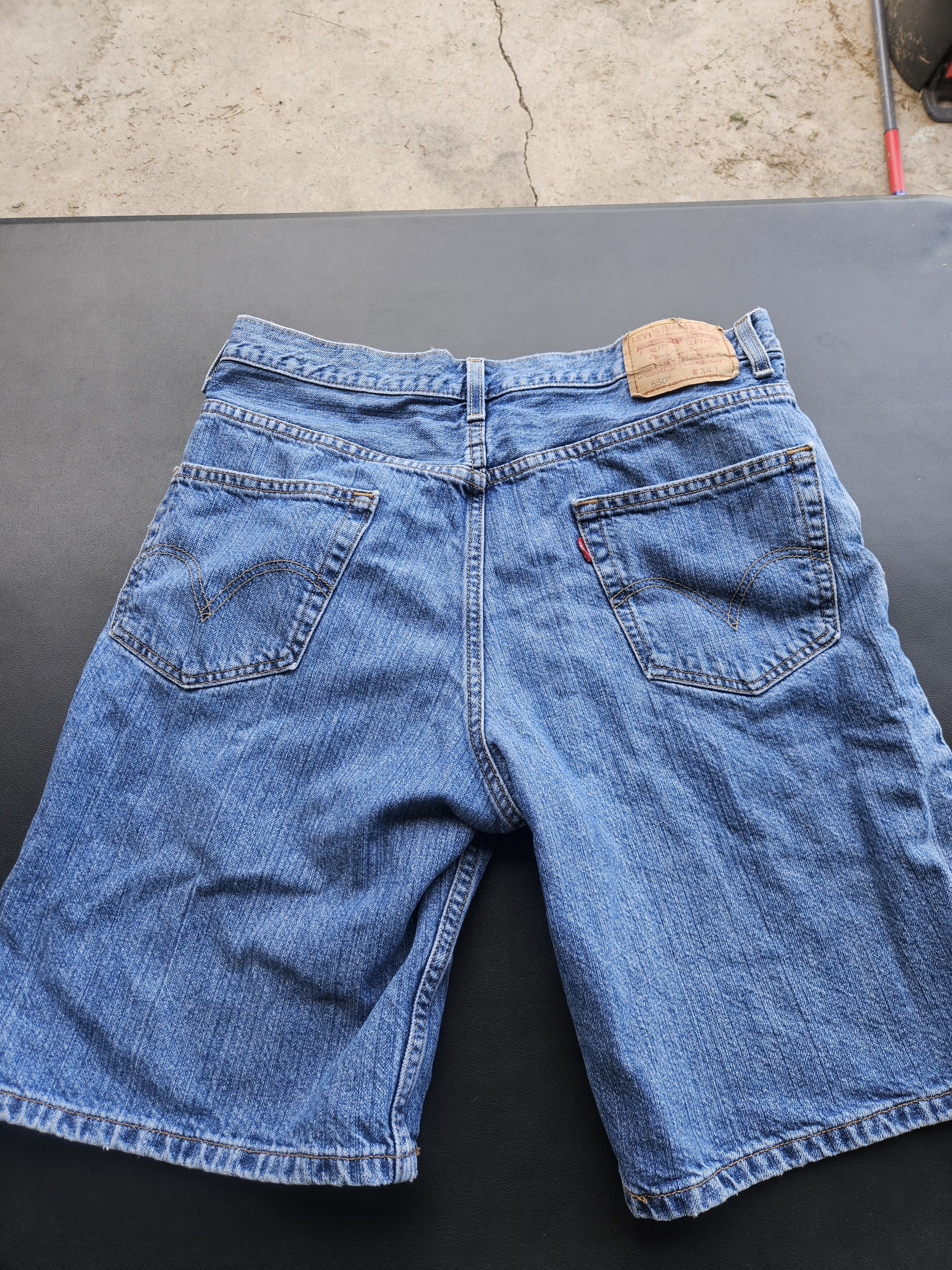 Levi's Vintage Clothing Levi's Vintage Baggy Denim Jorts Size US 34 / EU 50 - 2 Thumbnail