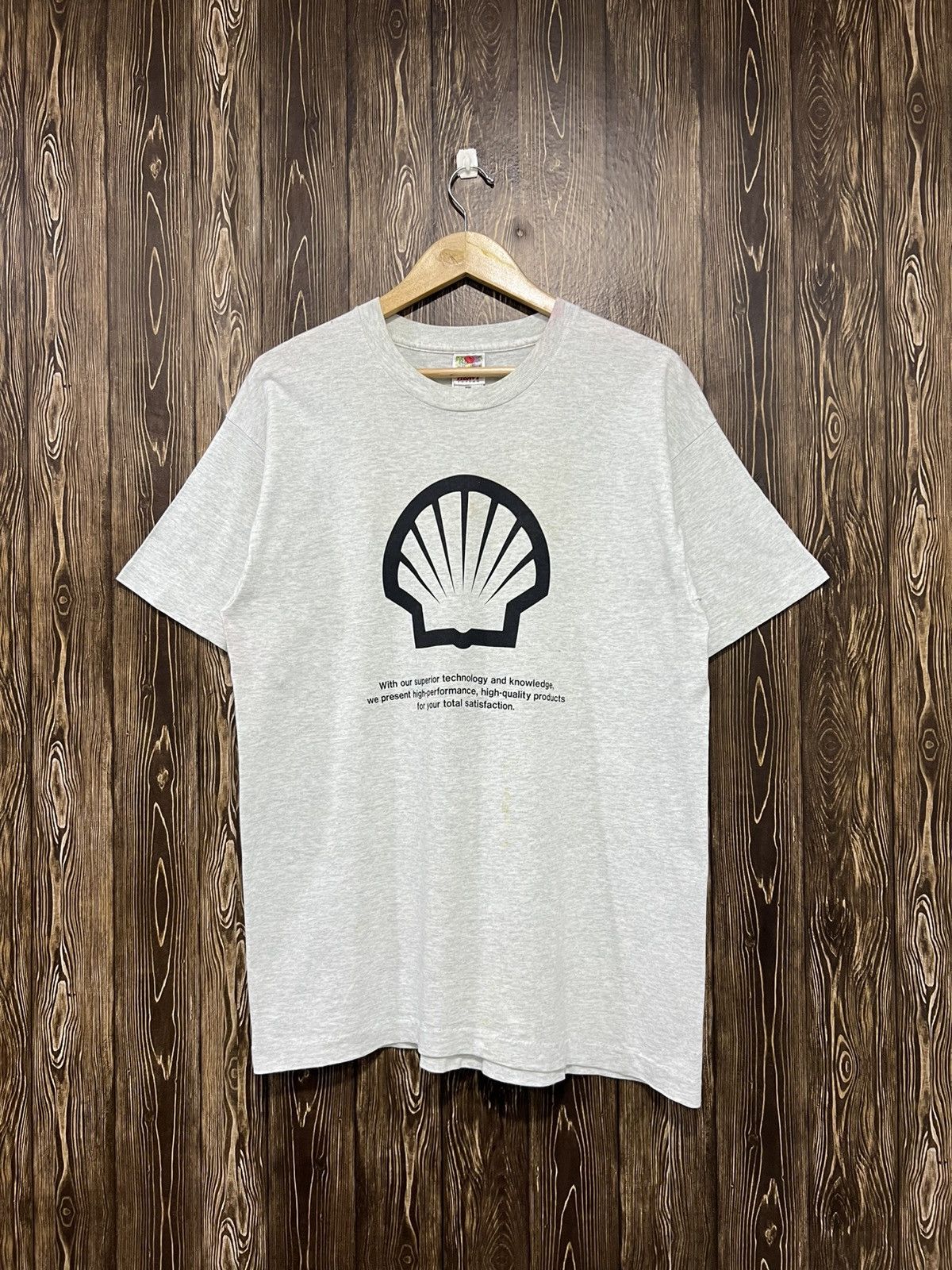 Vintage Vintage 90s Shell Promo Tshirt Size US L / EU 52-54 / 3 - 1 Thumbnail