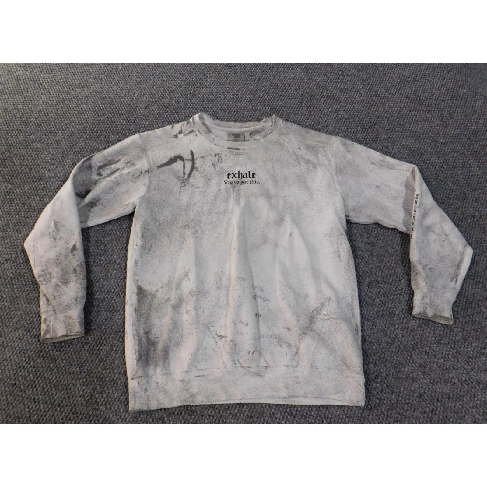 Comfort Colors Comfort Colors Sweatshirt Mens Small Gray Crewneck Pullover Logo Knit Cotton Colorful Regular Mens Size US S / EU 44-46 / 1 - 4 Thumbnail