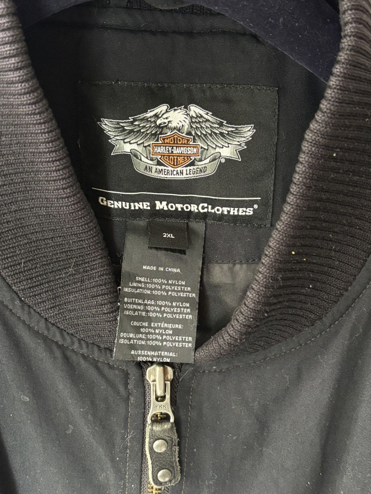 Vintage Vintage Harley Davidson Quitted Bomber Jacket Size US XXL / EU 58 / 5 - 6 Thumbnail