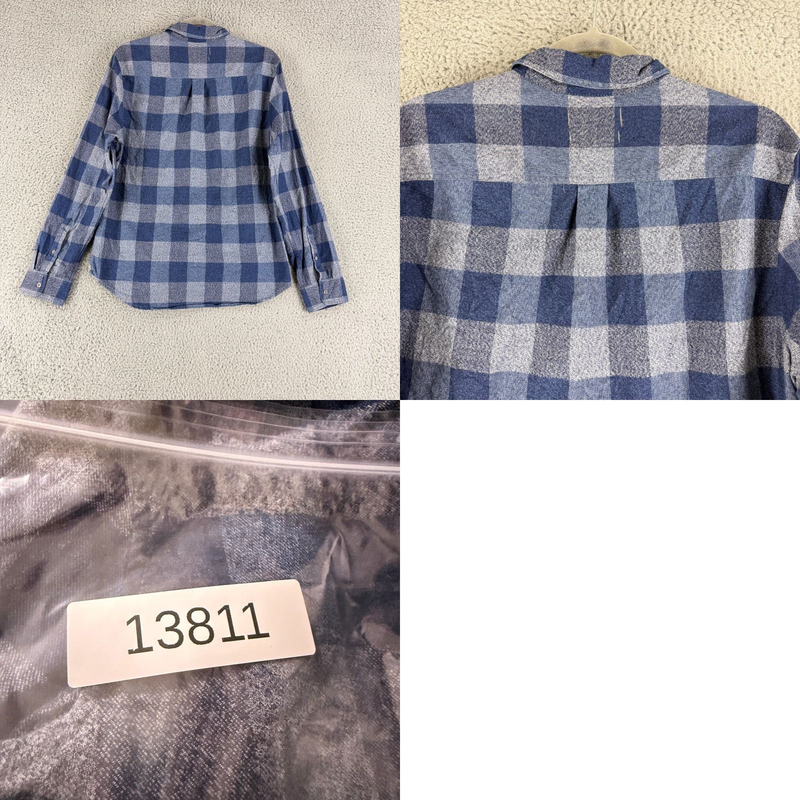 Madewell Madewell Button-Up Shirt Mens Medium Blue Plaid Flannel Perfect Fit Long Sleeve Size US M / EU 48-50 / 2 - 9 Thumbnail