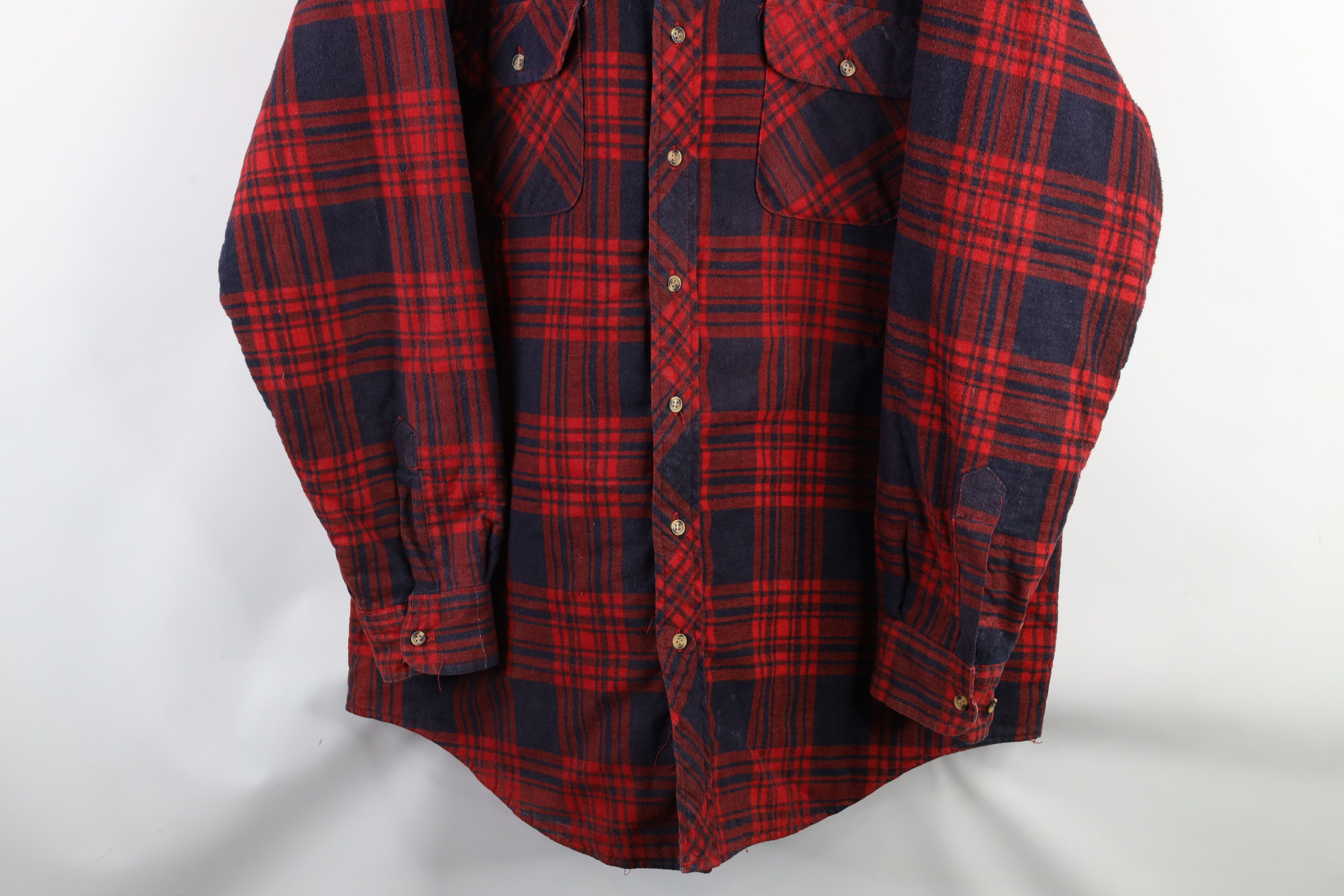Vintage Vintage 70s Streetwear Quilted Flannel Button Shirt Jacket Size US XL / EU 56 / 4 - 3 Thumbnail
