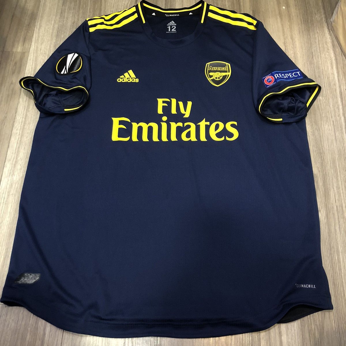 Adidas Arsenal 19/20 player issue away shirt #23 David Luiz Size US XXL / EU 58 / 5 - 1 Thumbnail