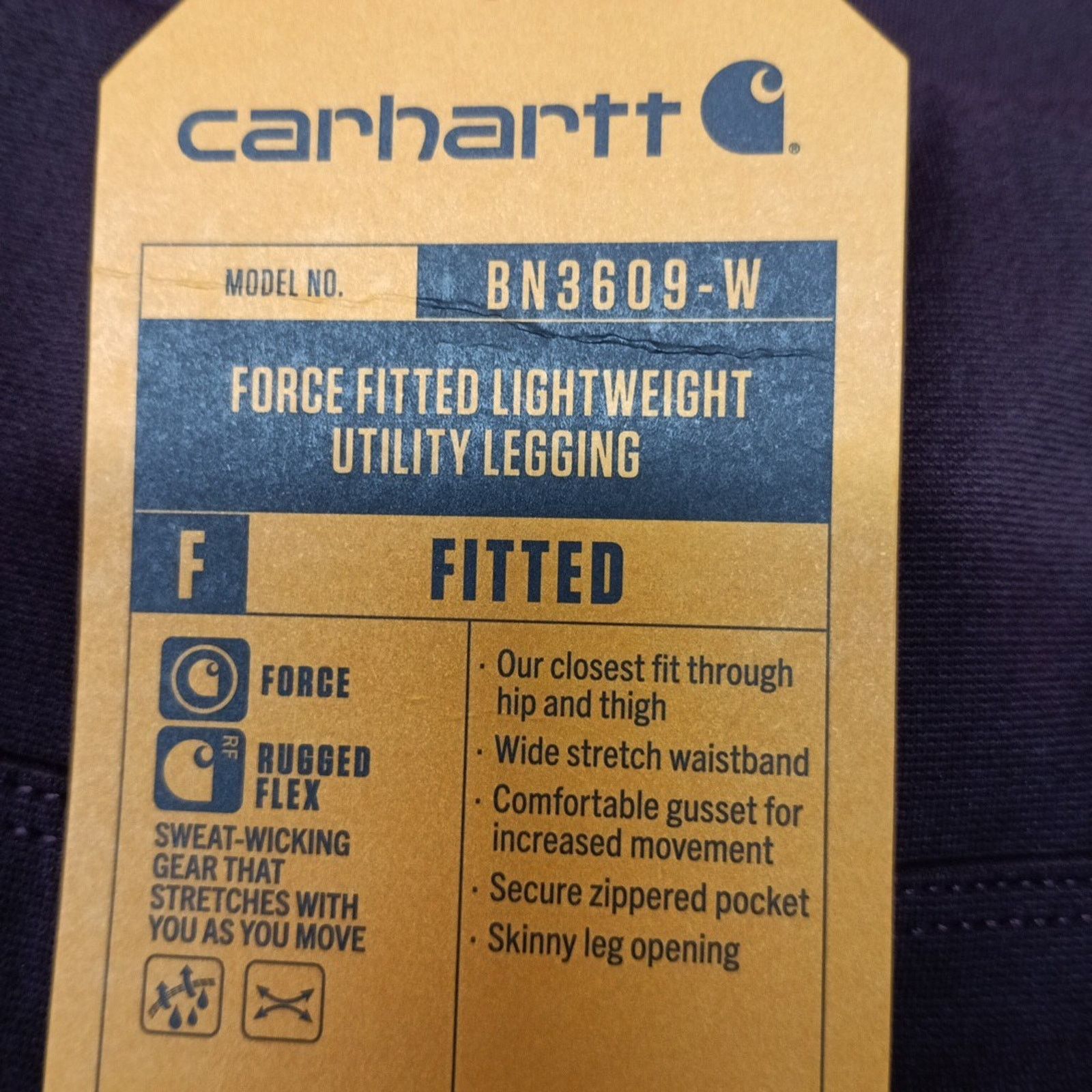 Carhartt Carhartt Women’s Leggings Lightweight Size M Blackberry Size 30" / US 8 / IT 44 - 4 Thumbnail