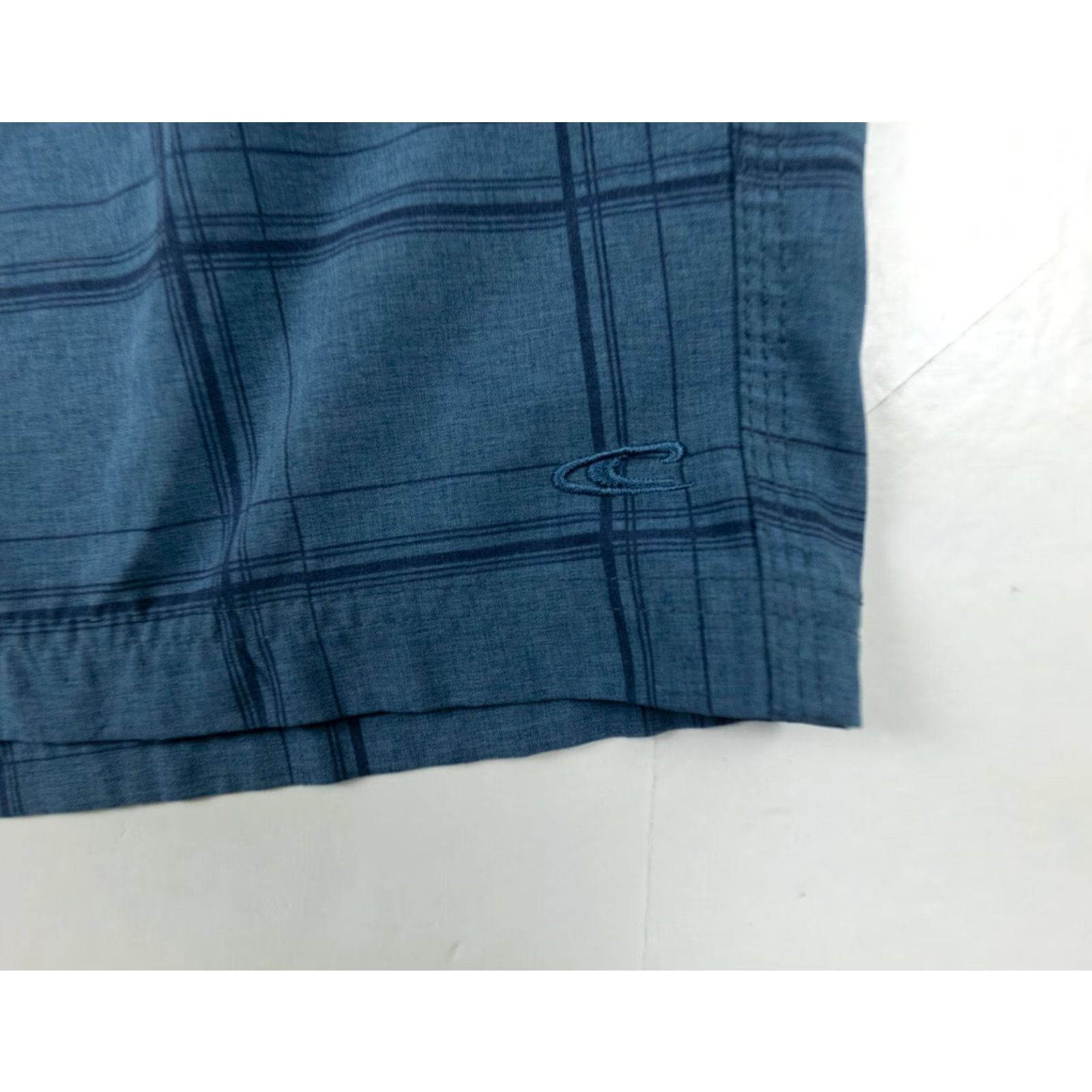 O'Neill O'Neill Men's Chino Shorts 11" Inseam Flat Front Stretch Blue 40 Adult Regular Casual Logo 5-Pocket Mens Size US 40 / EU 56 - 2 Thumbnail