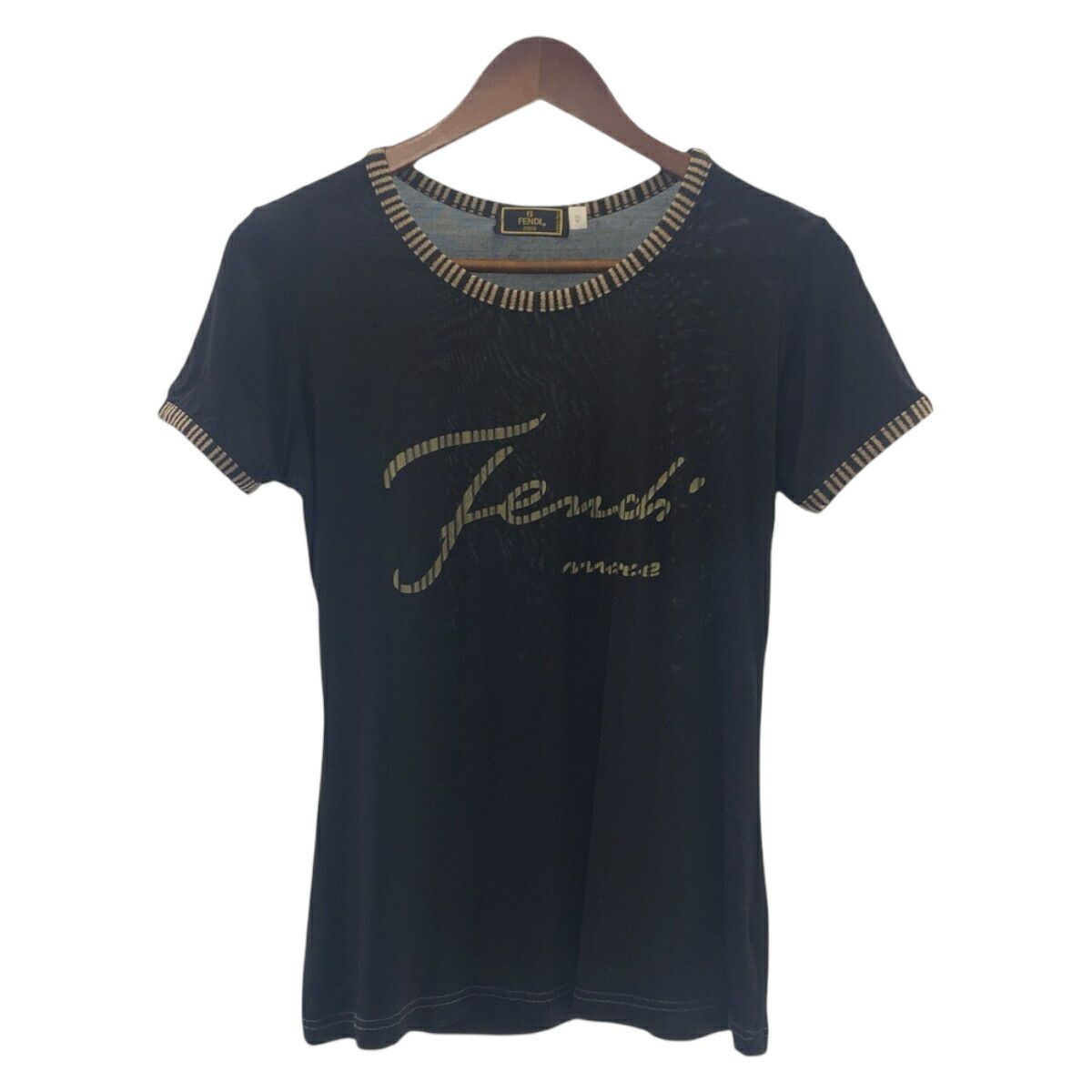 Fendi Fendi Fendi Print Logo Rayon/Polyurethane T-shirt Others T-Shirts Size ONE SIZE - 1 Thumbnail