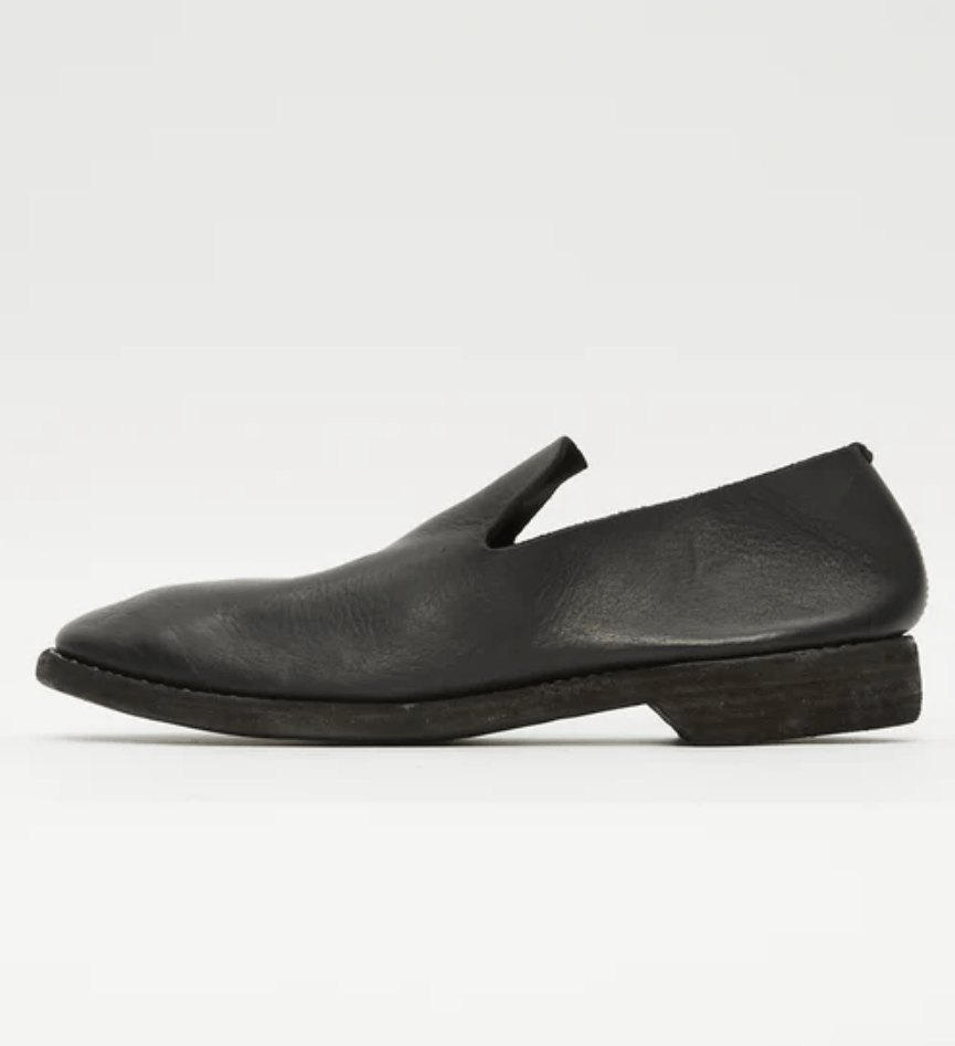 Guidi Guidi 100 Black Calf Loafer with Heel Size US 8 / EU 41 - 1 Thumbnail