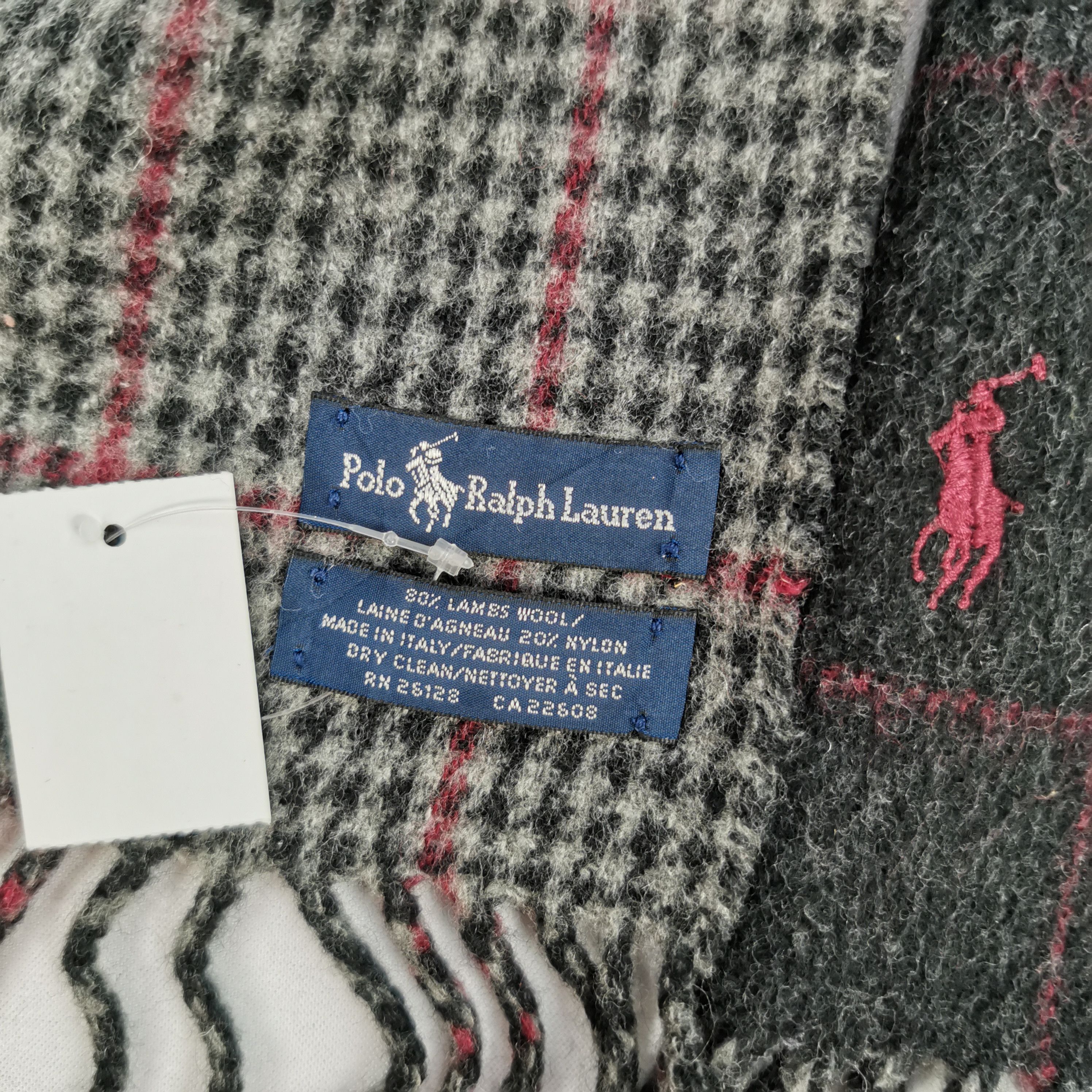 Polo Ralph Lauren Vintage Polo Ralph Lauren Scarf Muffler Wool Scarves Size ONE SIZE - 5 Thumbnail