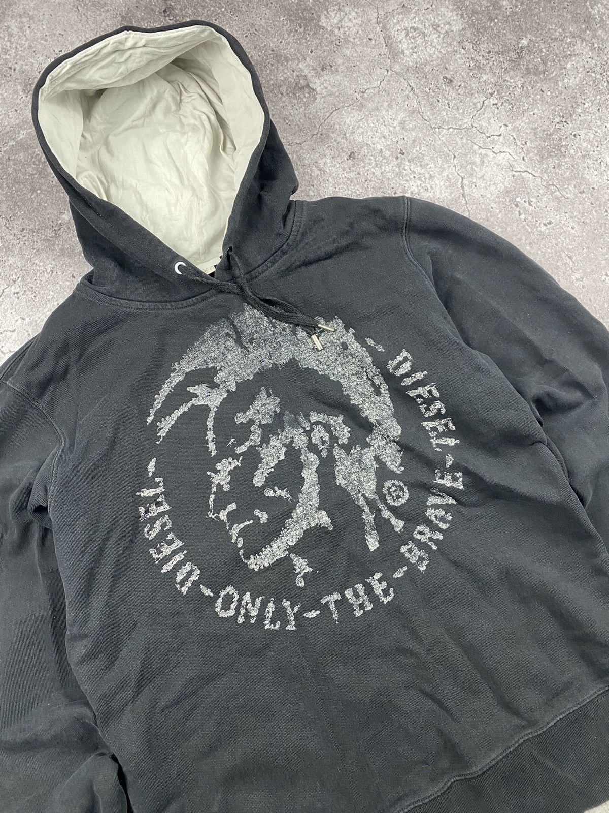 Diesel × Japanese Brand Vintage Y2K Diesel Face Punk Big