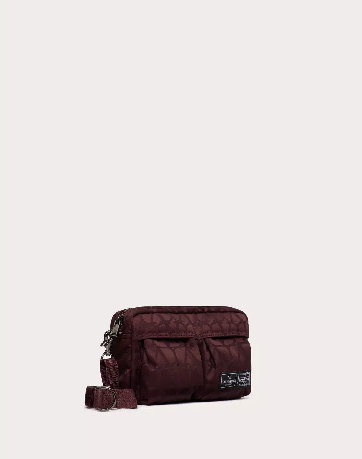 Valentino oc11z0725 Size: OS/ Porter Shoulder Bag in Dark Red Size ONE SIZE - 3 Thumbnail