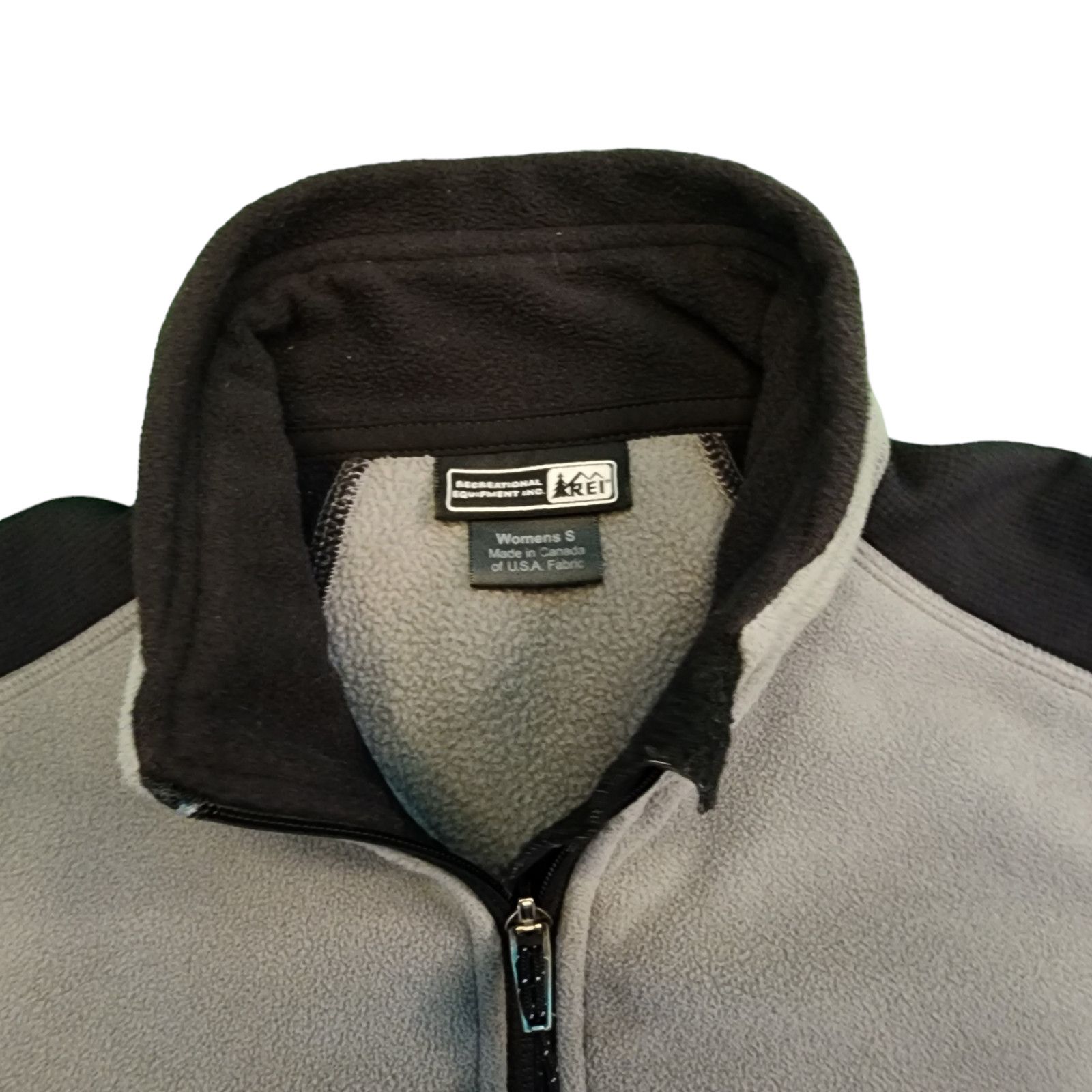Rei Womens REI Gray Fleece Jacket Recreational Inc Black Small Size S / US 4 / IT 40 - 5 Thumbnail