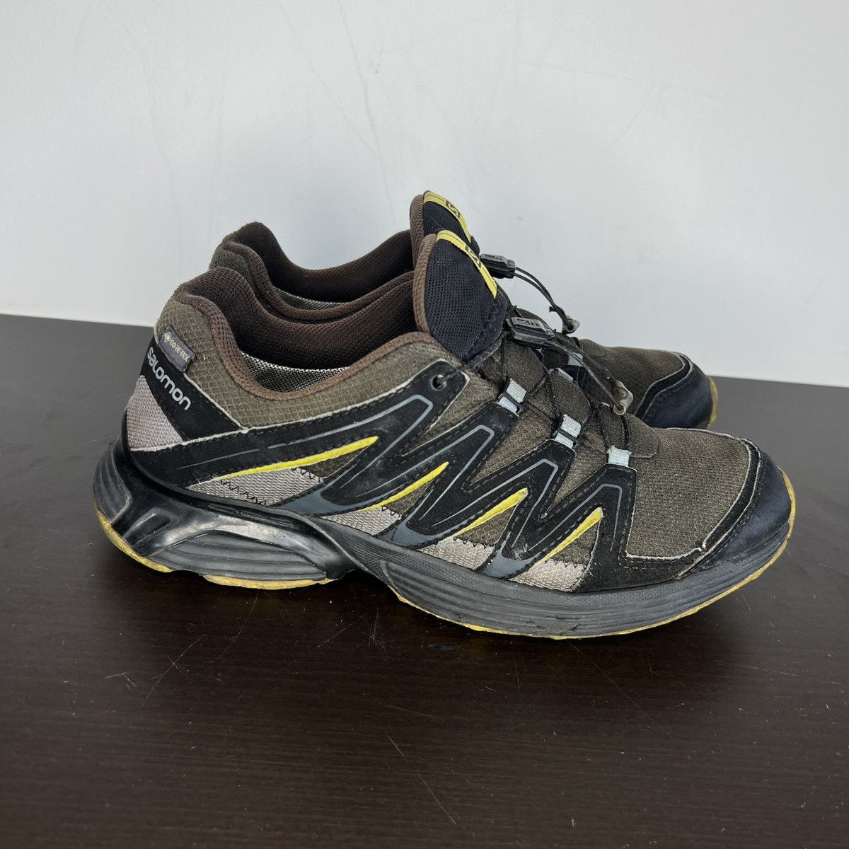 Salomon × Vintage SALOMON GORE-TEX Vintage Hiking Trainers Boots Shoes Brown Size US 9.5 / EU 42-43 - 3 Thumbnail