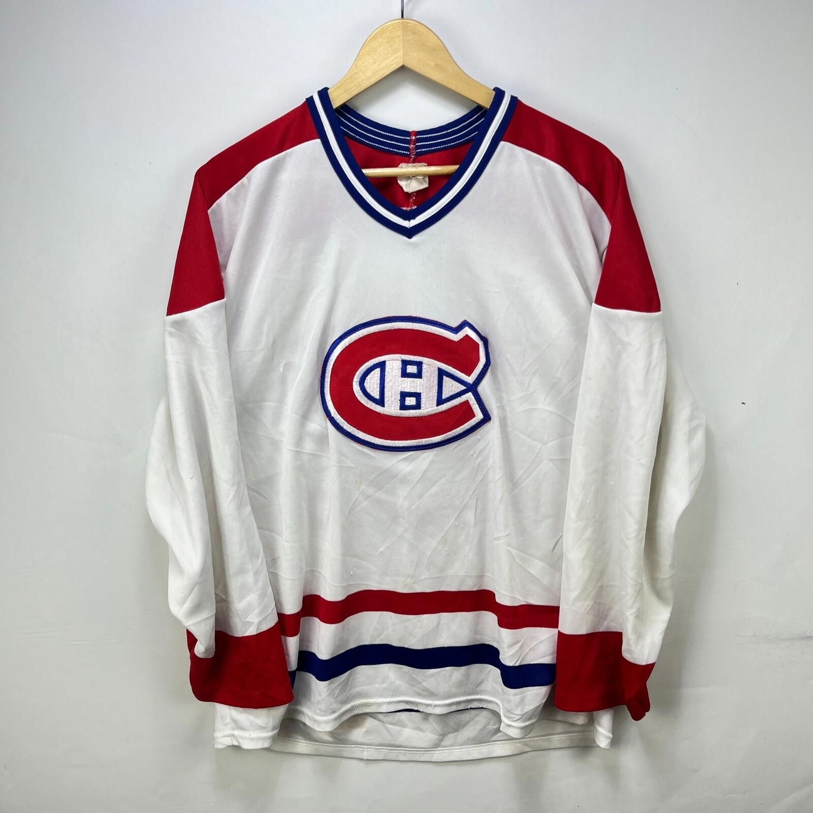 Ccm Vintage 90s Montreal Canadiens CCM Hockey Jersey #22 Large Size ONE SIZE - 1 Thumbnail