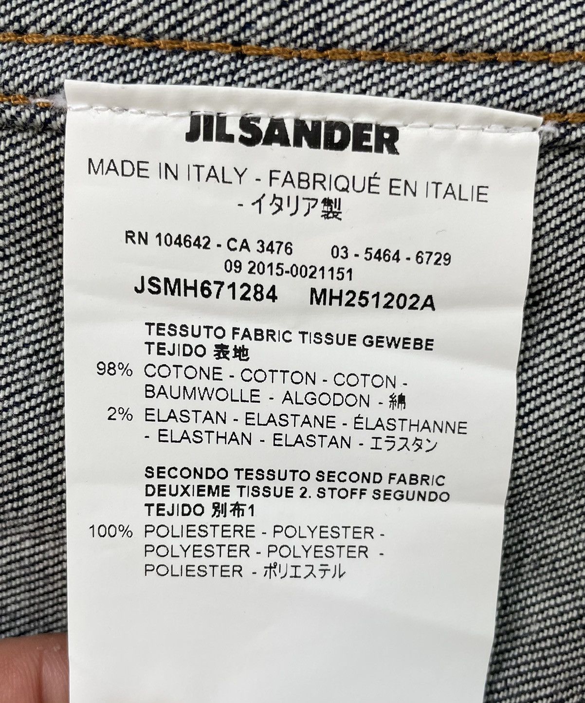 Jil Sander JIL SANDER Shirt Denim Runway 2016 Cotton Short sz46 S Size US S / EU 44-46 / 1 - 7 Thumbnail