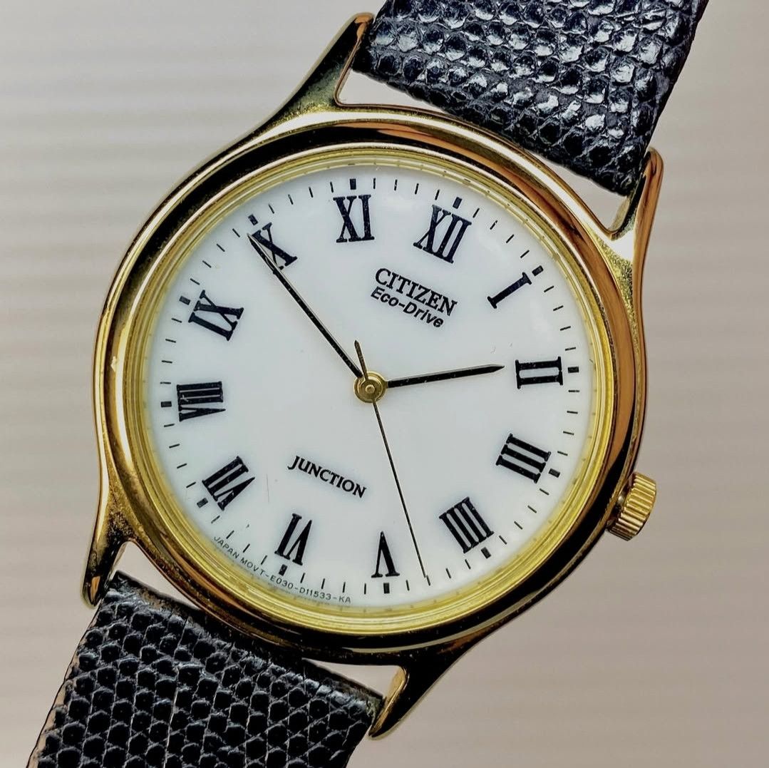Citizen × Seiko 💥Citizen Junction Eco-Drive Roman Dial Size ONE SIZE - 5 Thumbnail