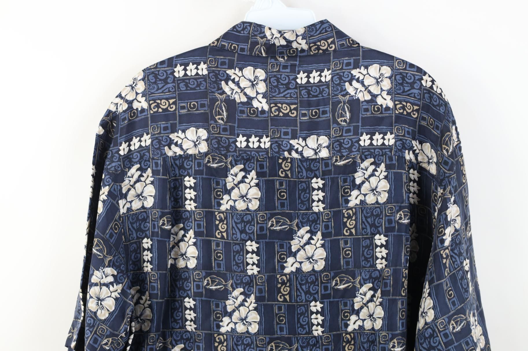 Vintage Vintage 90s Streetwear Fish Luau Hawaiian Button Shirt Size US M / EU 48-50 / 2 - 10 Thumbnail