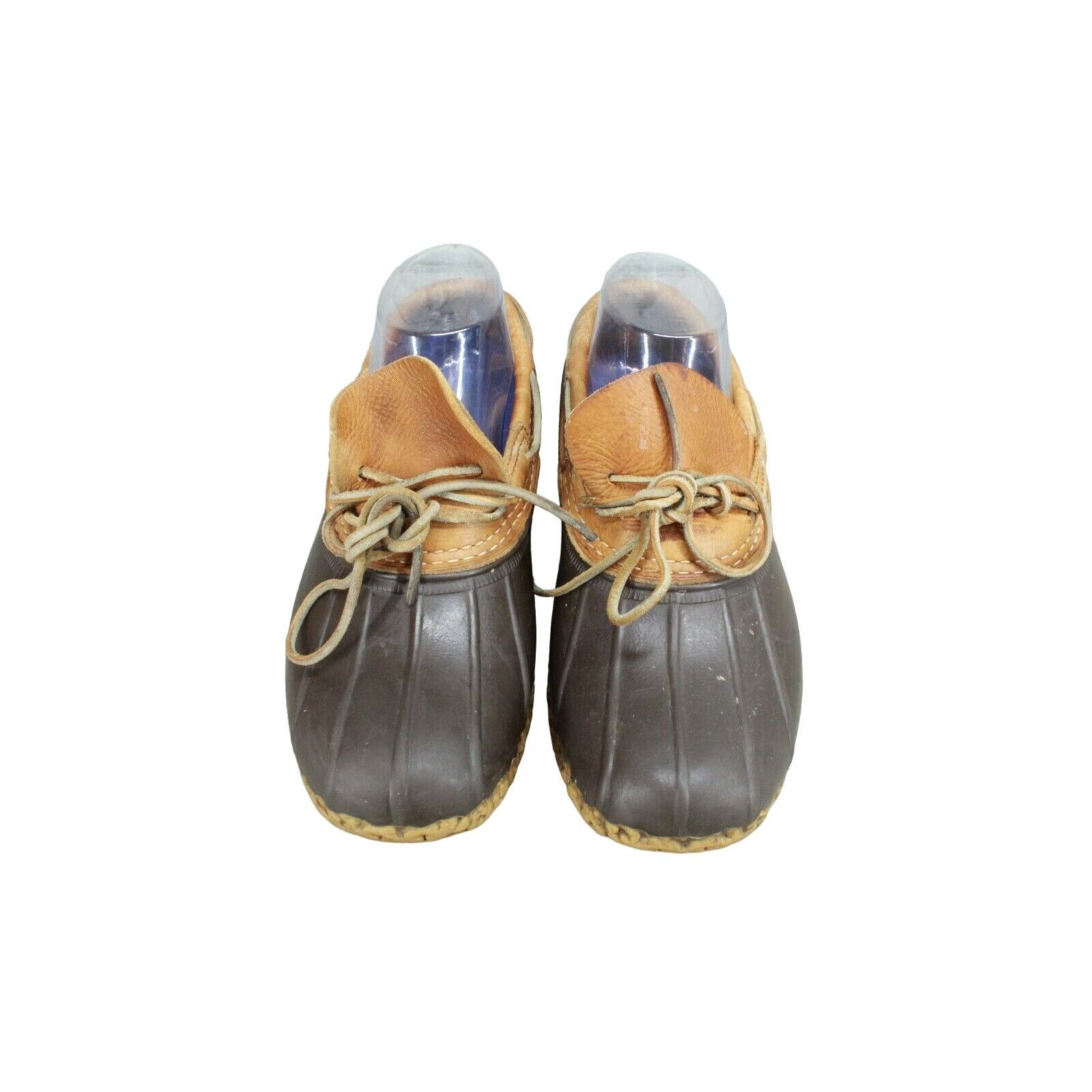 Leather LL Bean Womens Leather Moc Gumshoe Low Duck Boots Size US 7 / IT 37 - 2 Thumbnail