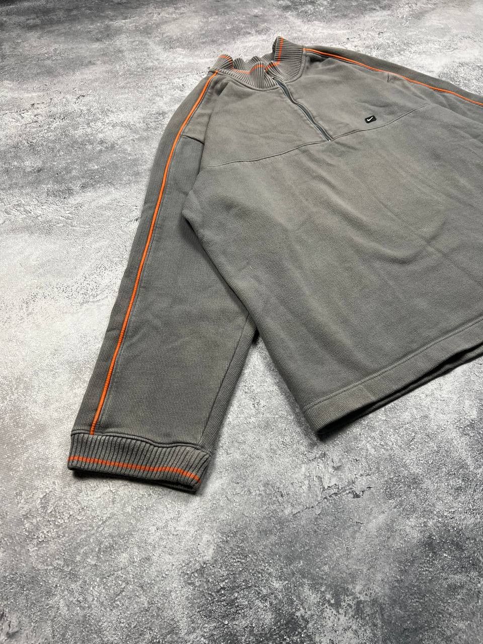 Nike Vintage Nike Zip 1/4 Zip Faded Boxy Japanese Y2K Swoosh Logo Size US XL / EU 56 / 4 - 2 Thumbnail