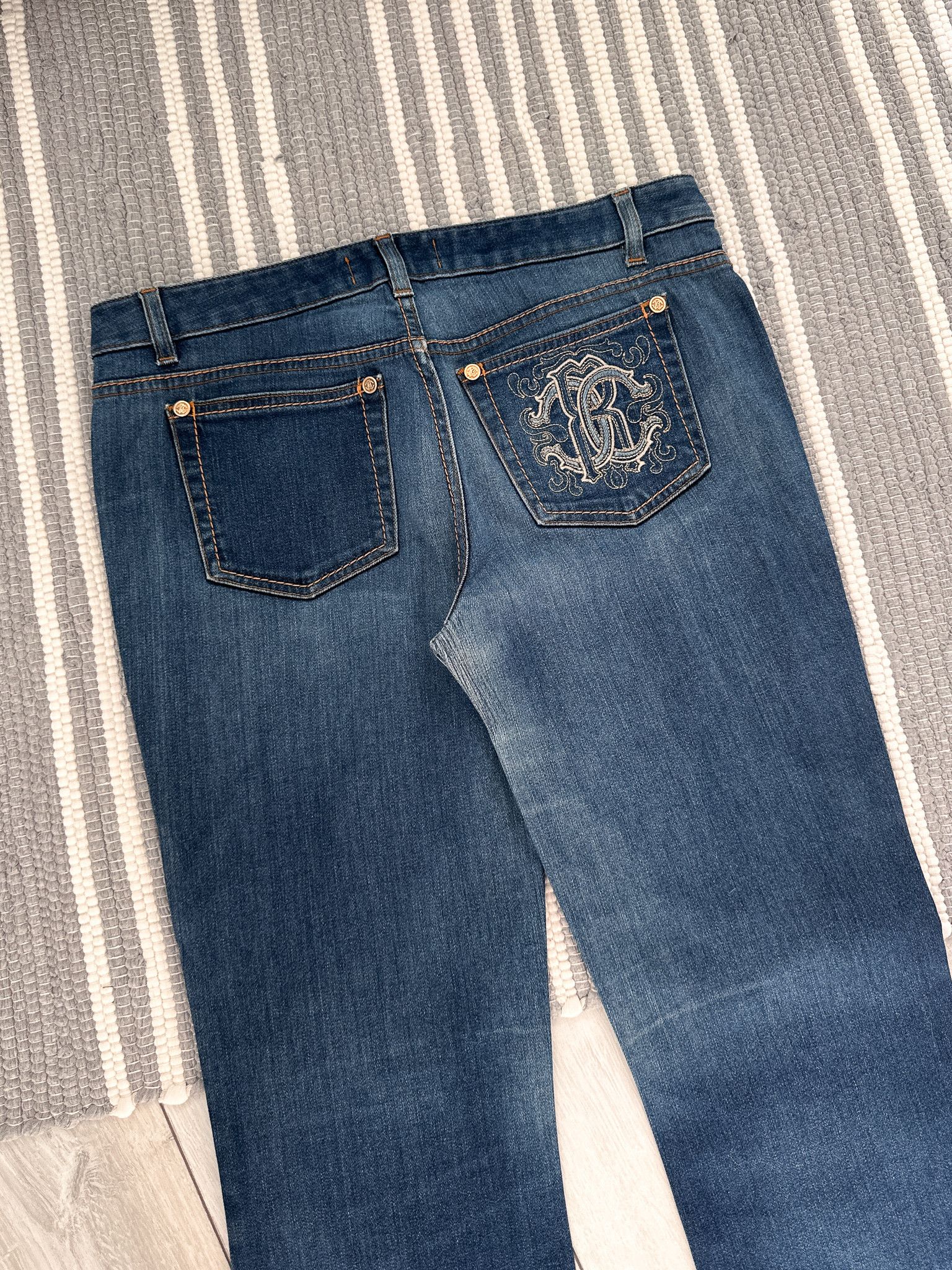 Just Cavalli Vintage Just Cavalli Blue Denim Jeans Size 32" / US 10 / IT 46 - 6 Thumbnail