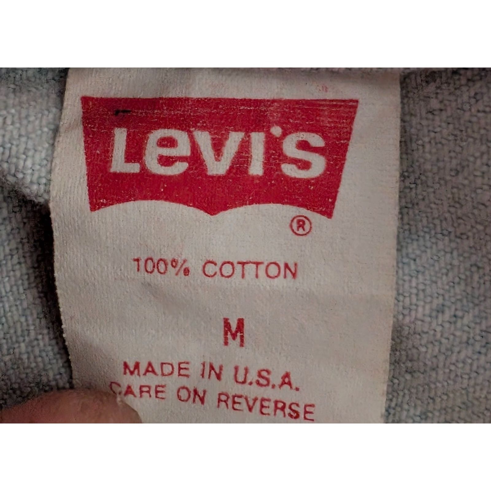 Levi's Levi’s 70507-0211 Light Wash Denim Trucker Jacket – M – USA Made – 80s/90s Vintage Mens Jacket Size US M / EU 48-50 / 2 - 6 Thumbnail