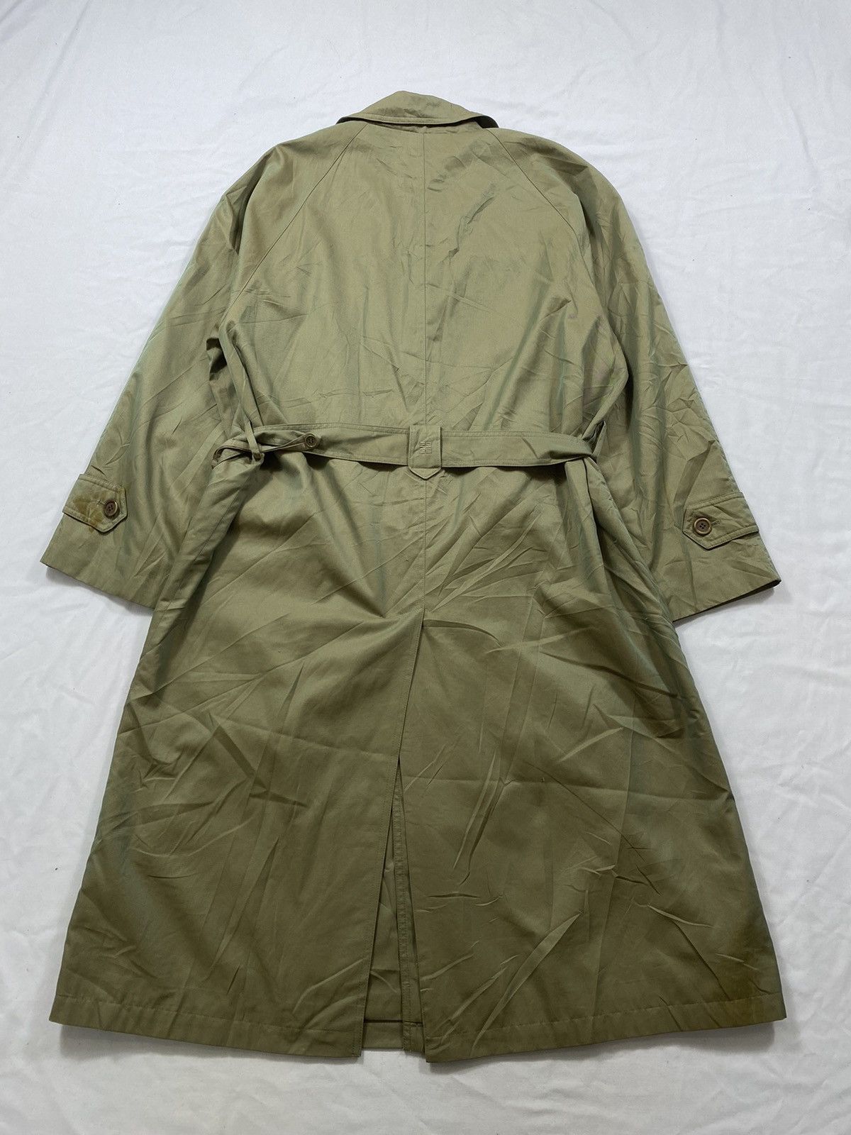 Givenchy Vintage Givenchy Long coat Trench Jacket 80s Size US L / EU 52-54 / 3 - 2 Thumbnail