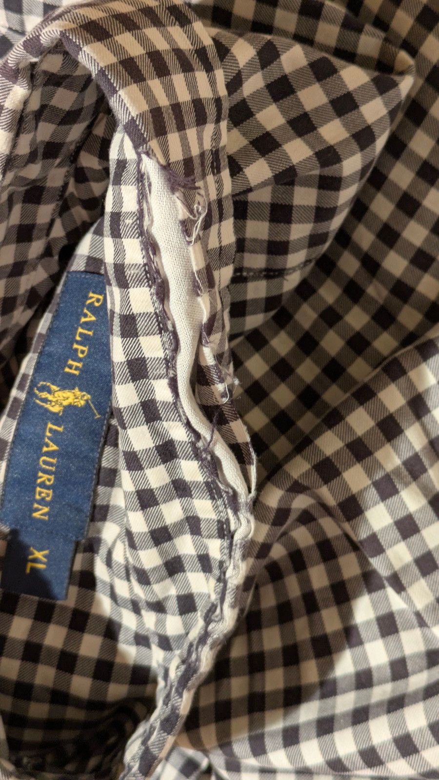 Ralph Lauren 👕 Ralph Lauren Checkered Button-Down Shirt (Size XL) Size US XL / EU 56 / 4 - 6 Thumbnail