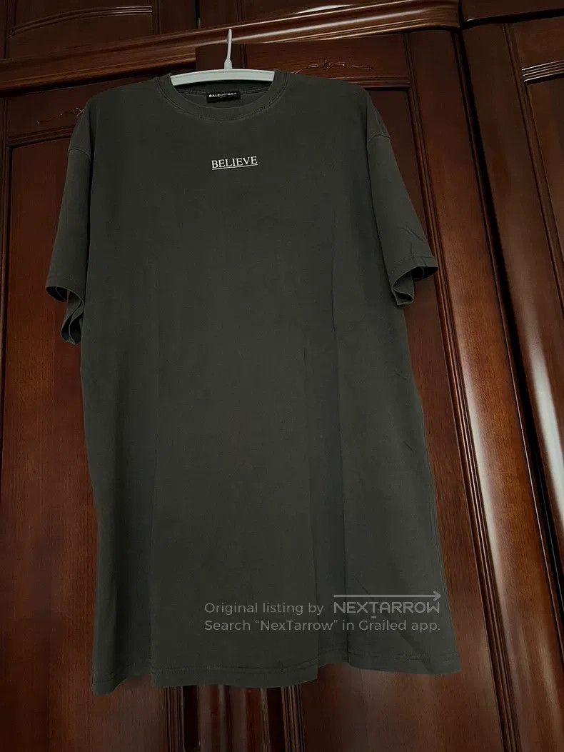 Balenciaga Balenciaga Font Logo Short Sleeve Size US M / EU 48-50 / 2 - 1 Thumbnail