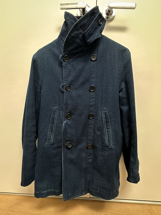 Engineered Garments Engineered Garments - Blanket Lined Indigo Pea ...