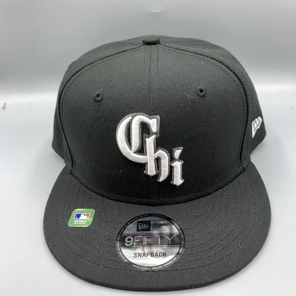 New Era Chicago White Sox Hat Men 9Fifty New Era MLB Snap Back Cap Size ONE SIZE - 1 Thumbnail